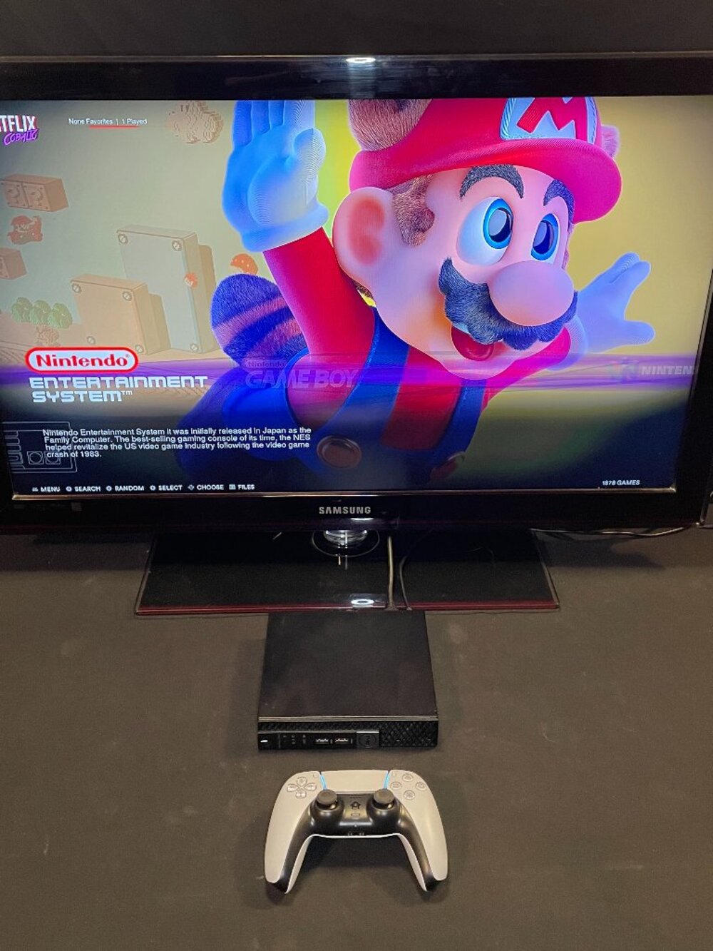 Micro PC Retropie Style Retro Gaming Center With Controller